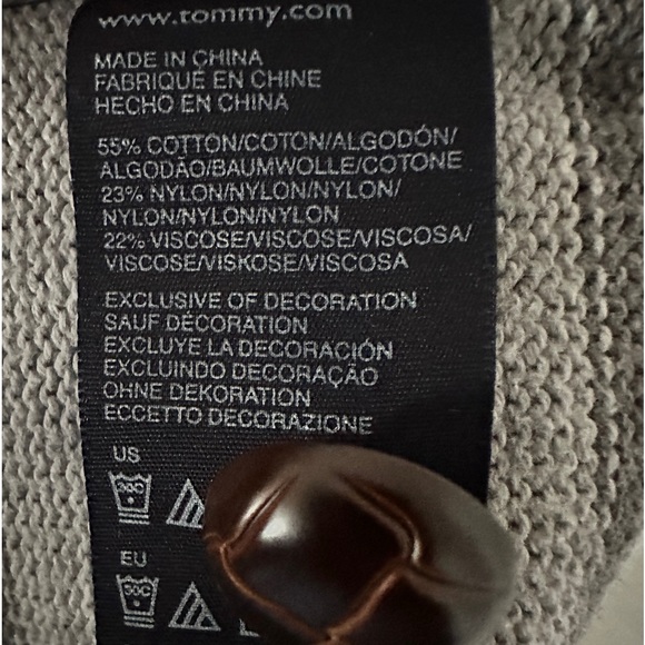 Vintage Tommy Hilfiger Striped Button Down Cardigan Sweater - Picture 8 of 10